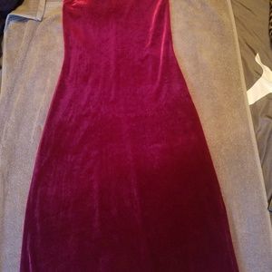 GUESS VELVET  RED  DRESS